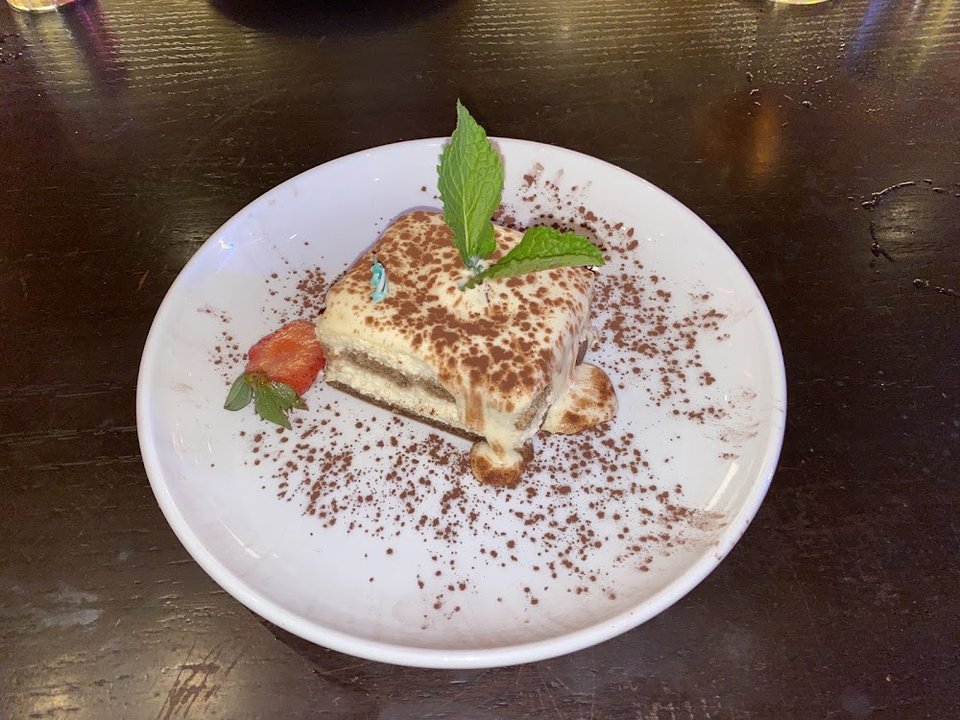 Layered Tiramisu with Fresh Berries